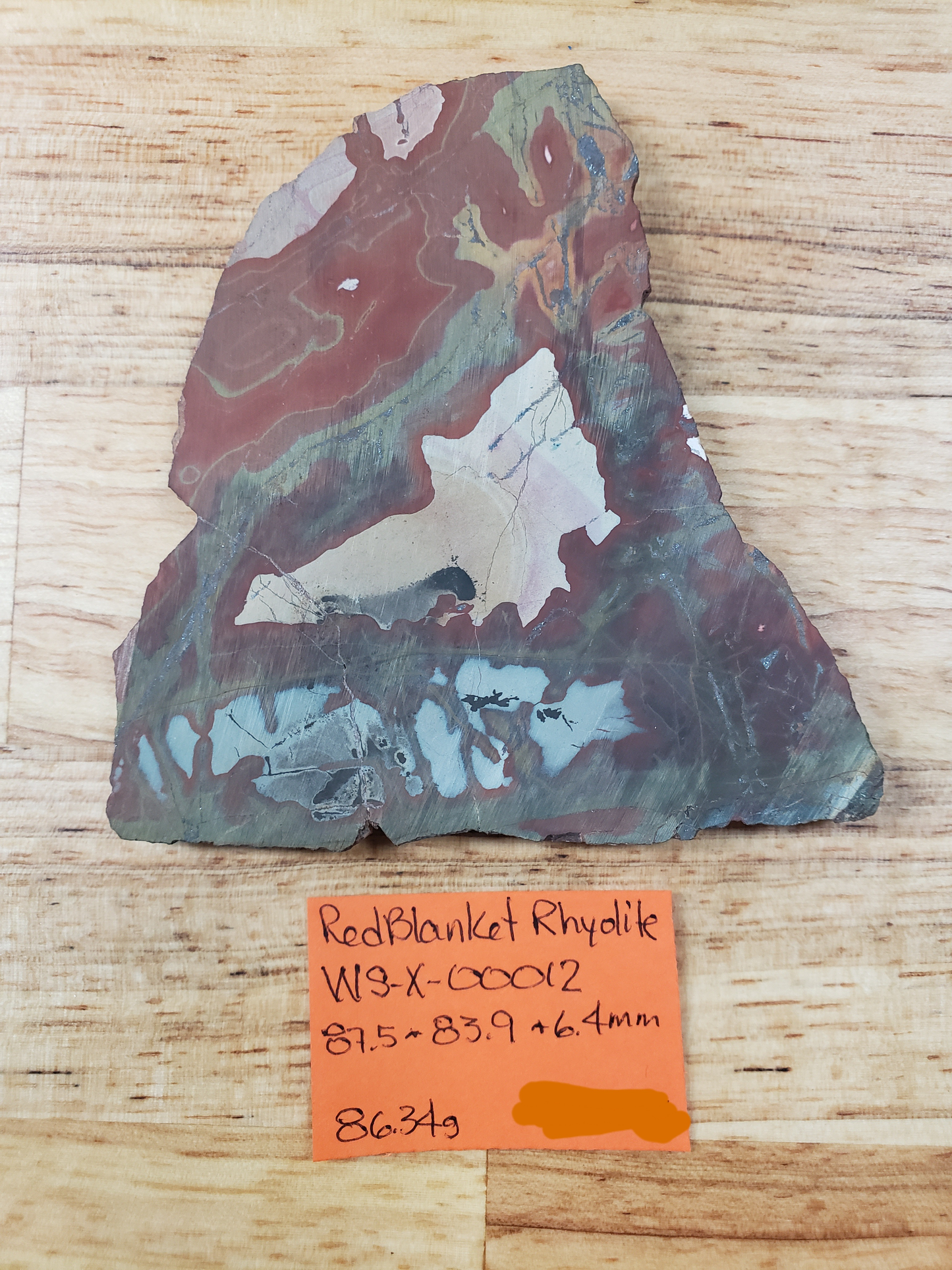 Red Blanket Rhyolite WS-x-00012
