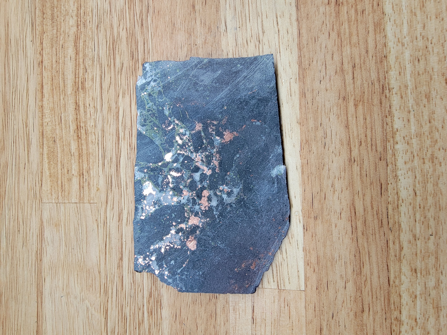 Milky White Calcite Copper Ore CO-x-00140A