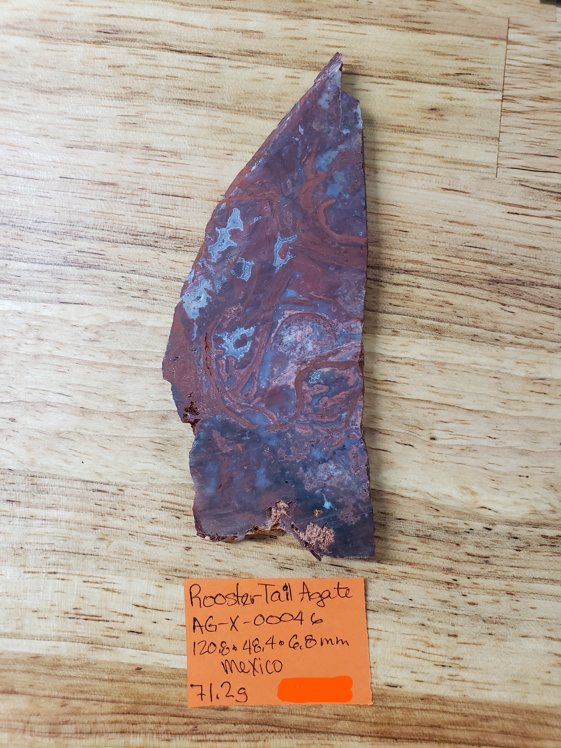 Rooster Tail Agate AG-x-00046