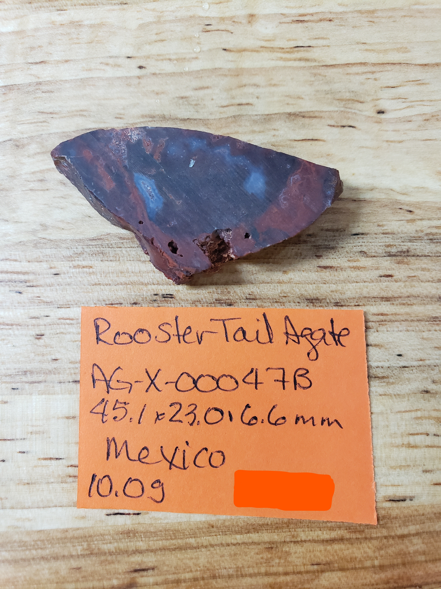 Rooster Tail Agate AG-x-00047B