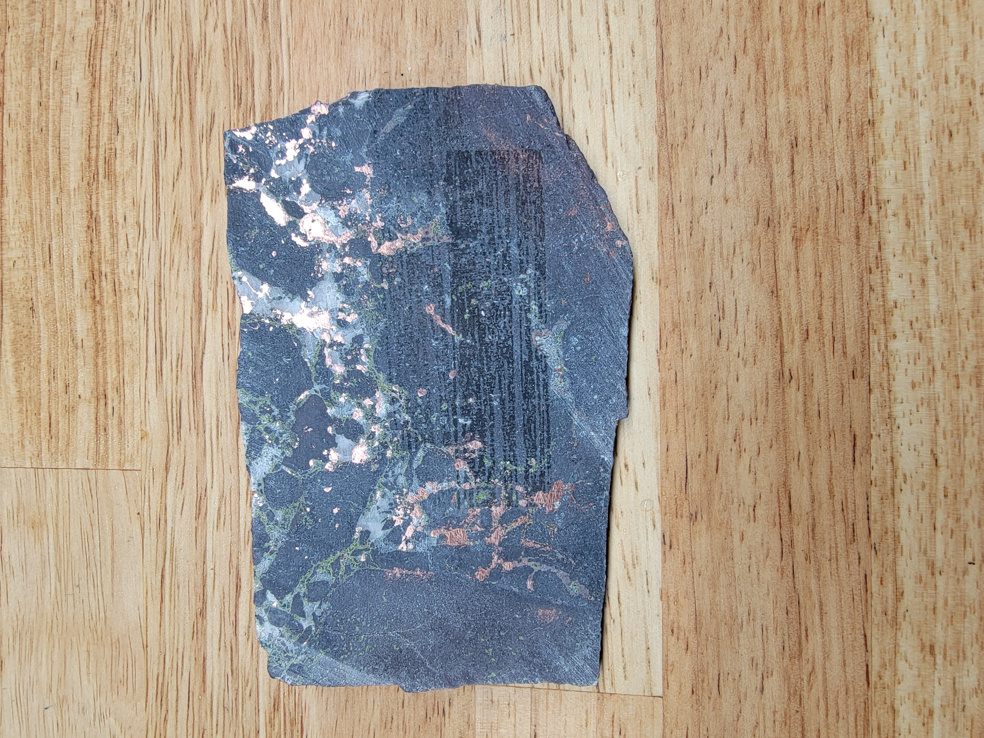 Milky White Calcite Copper Ore CO-x-00140A