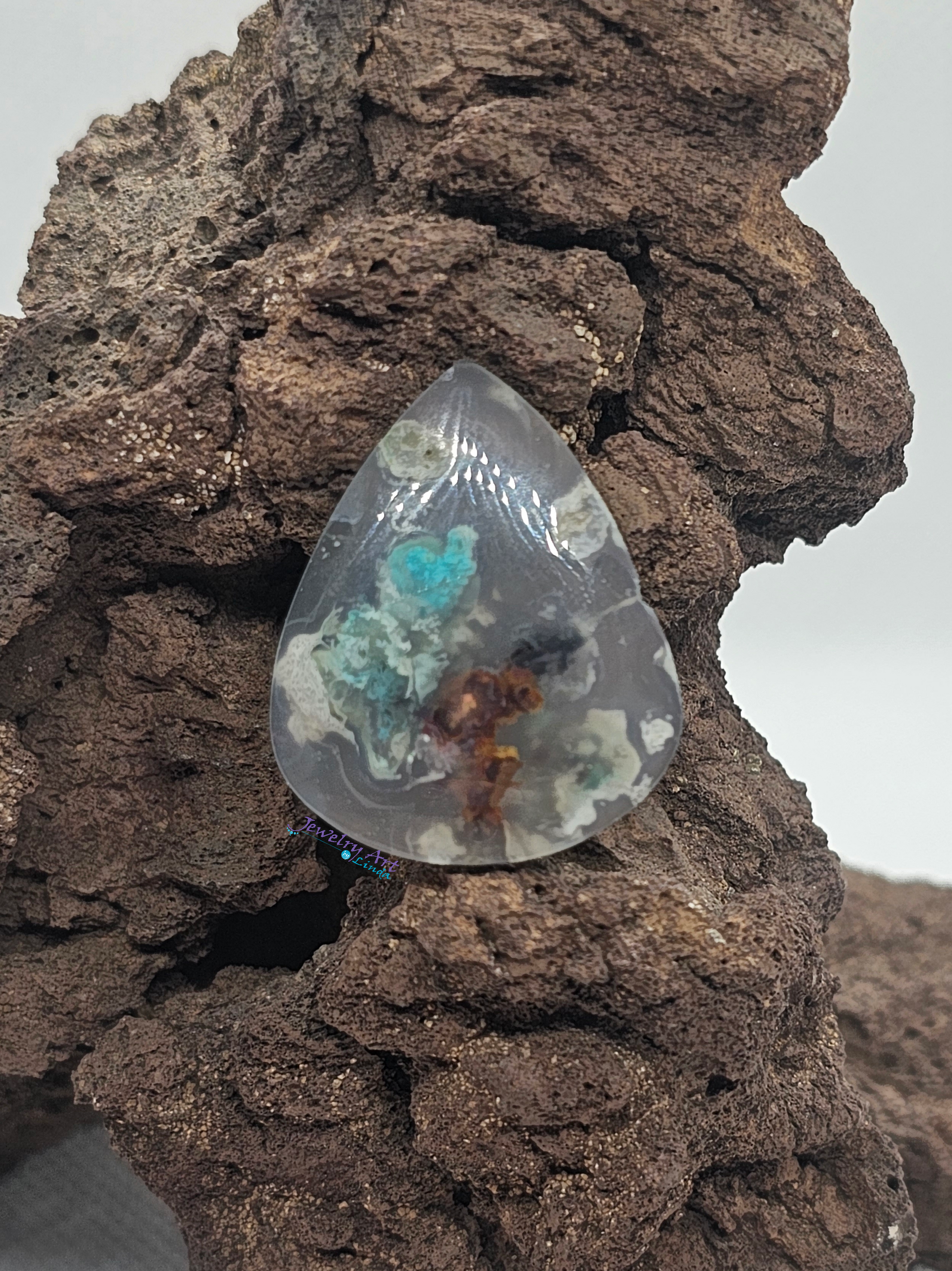 Chrysocolla Agate AG-x-x-00148