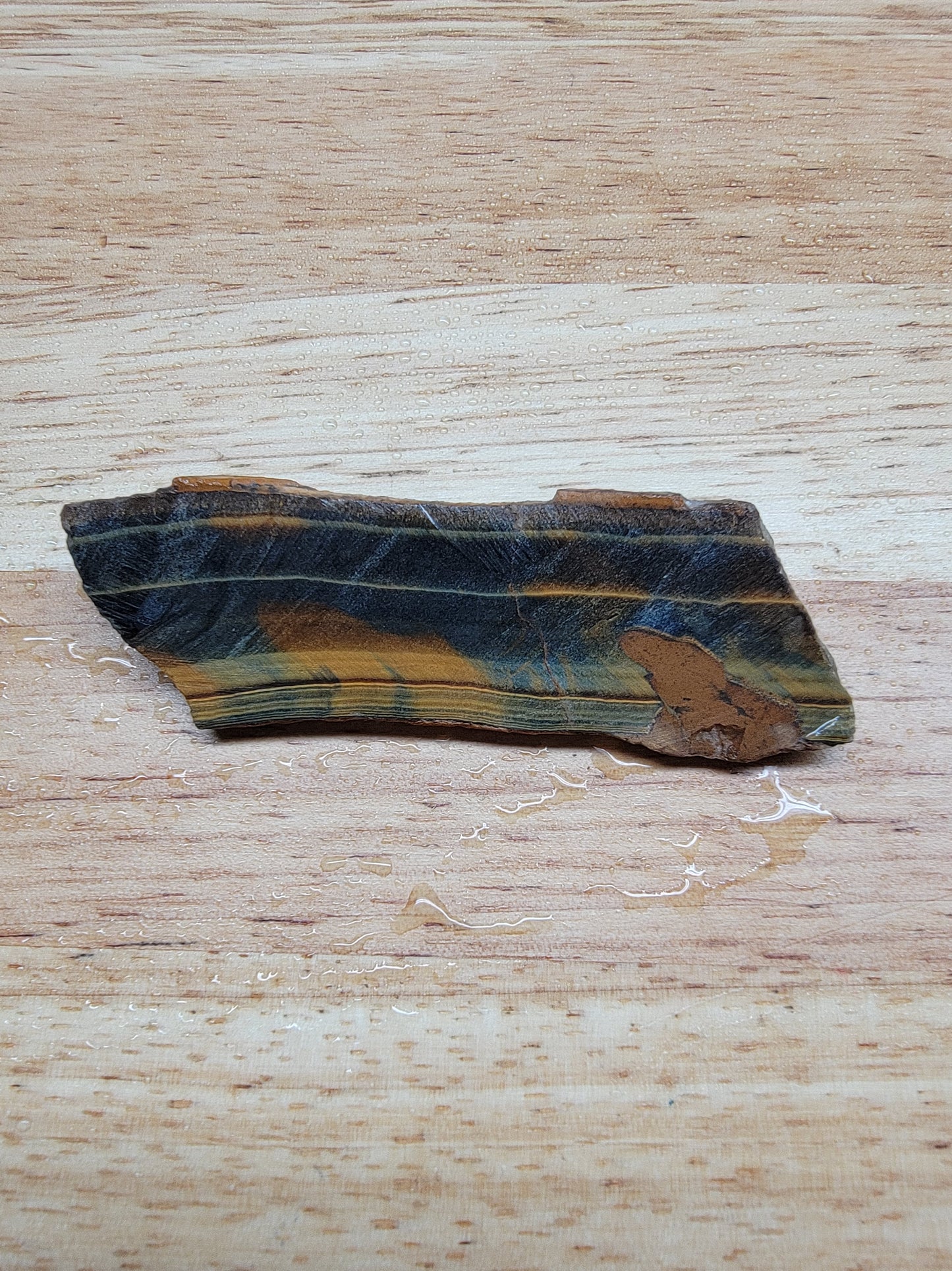 Tigers Eye with Blue - OT-00020-04