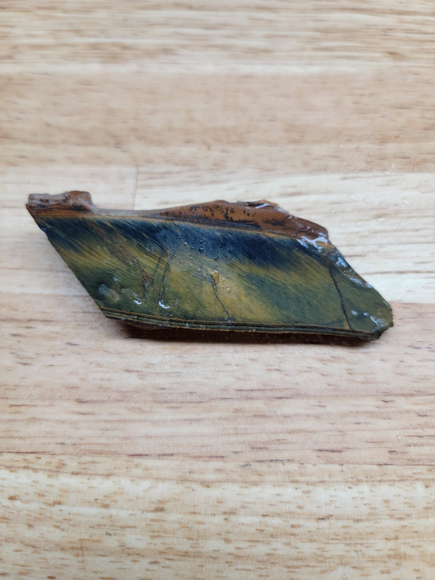 Tigers Eye with Blue - OT-00020-05