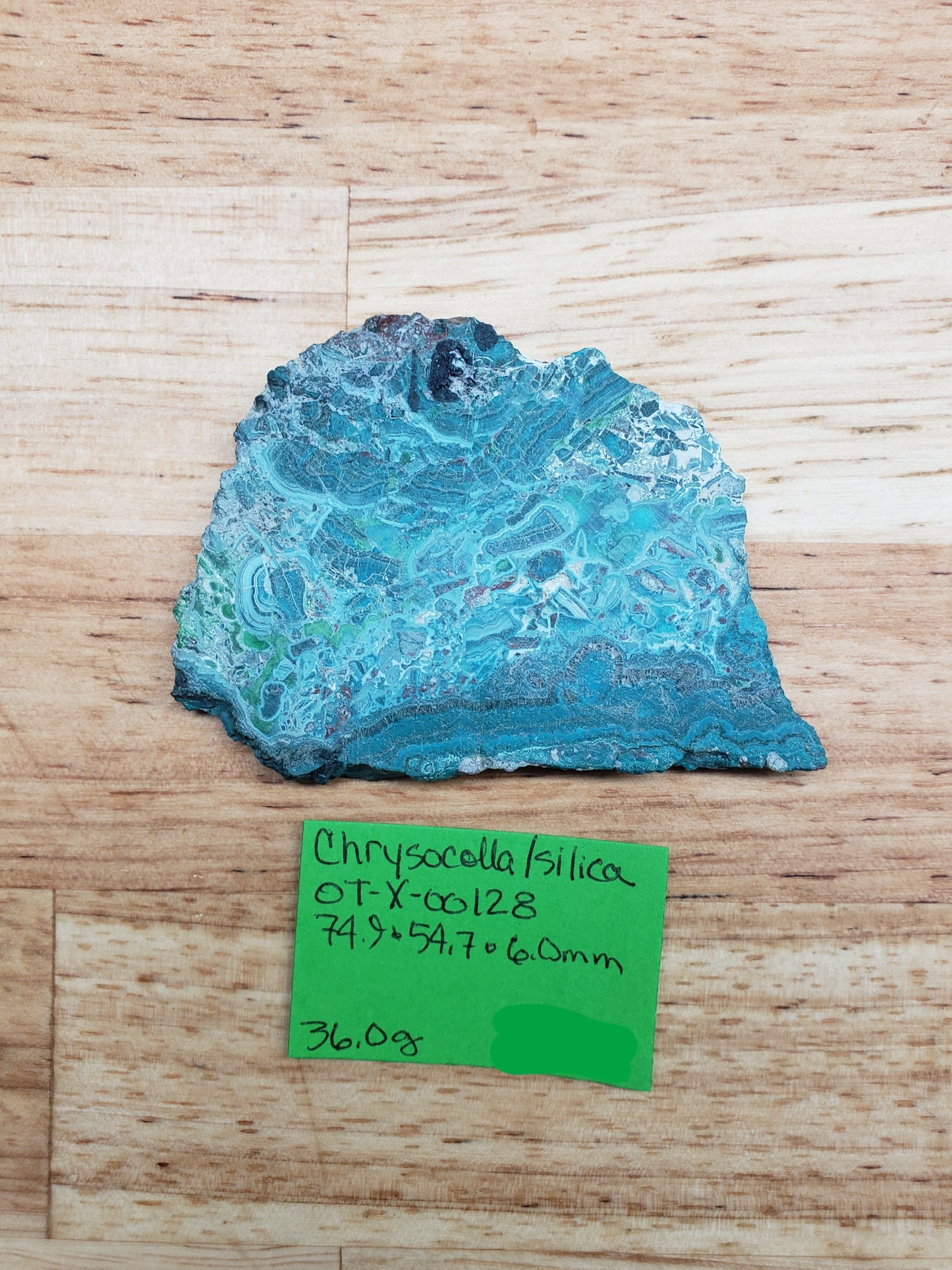 Chrysocolla Silica - OT-x-00128