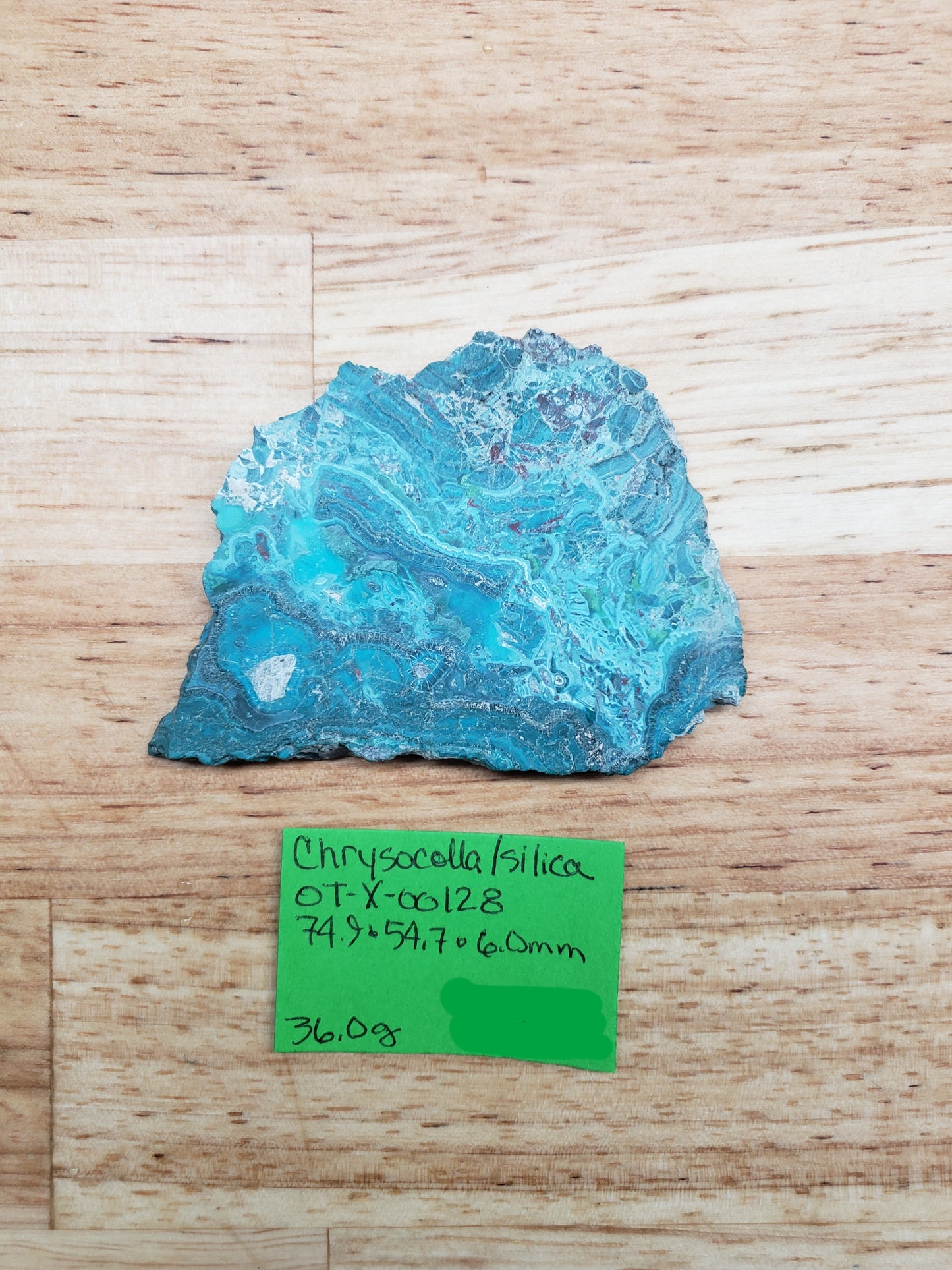 Chrysocolla Silica - OT-x-00128