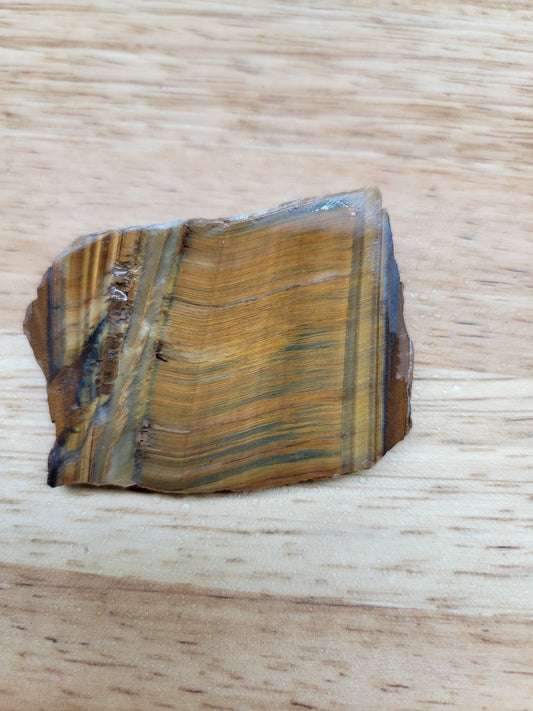 Tigers Eye with Blue - OT-x-00159