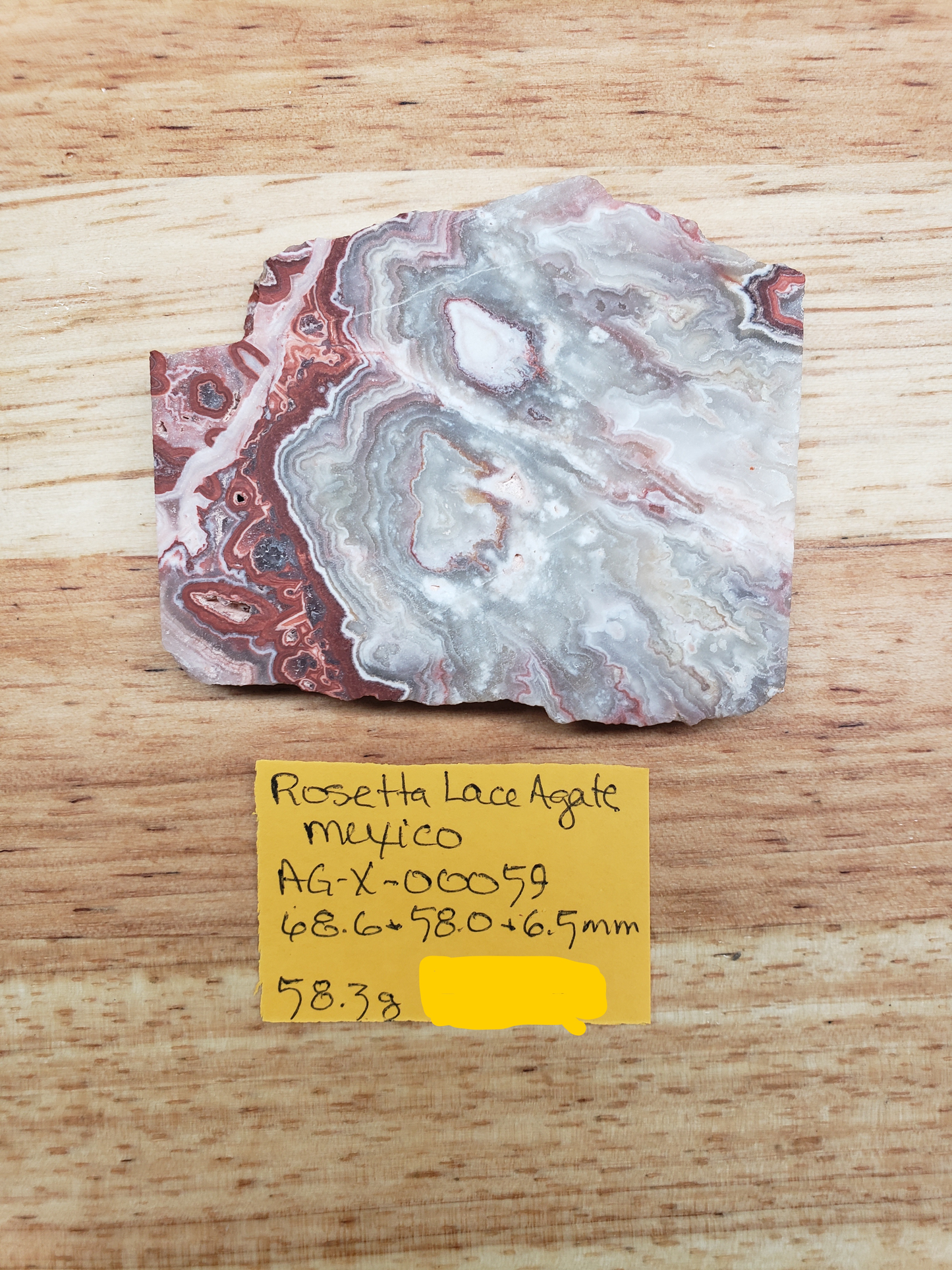 Rosetta Lace Agate AG-x-00059