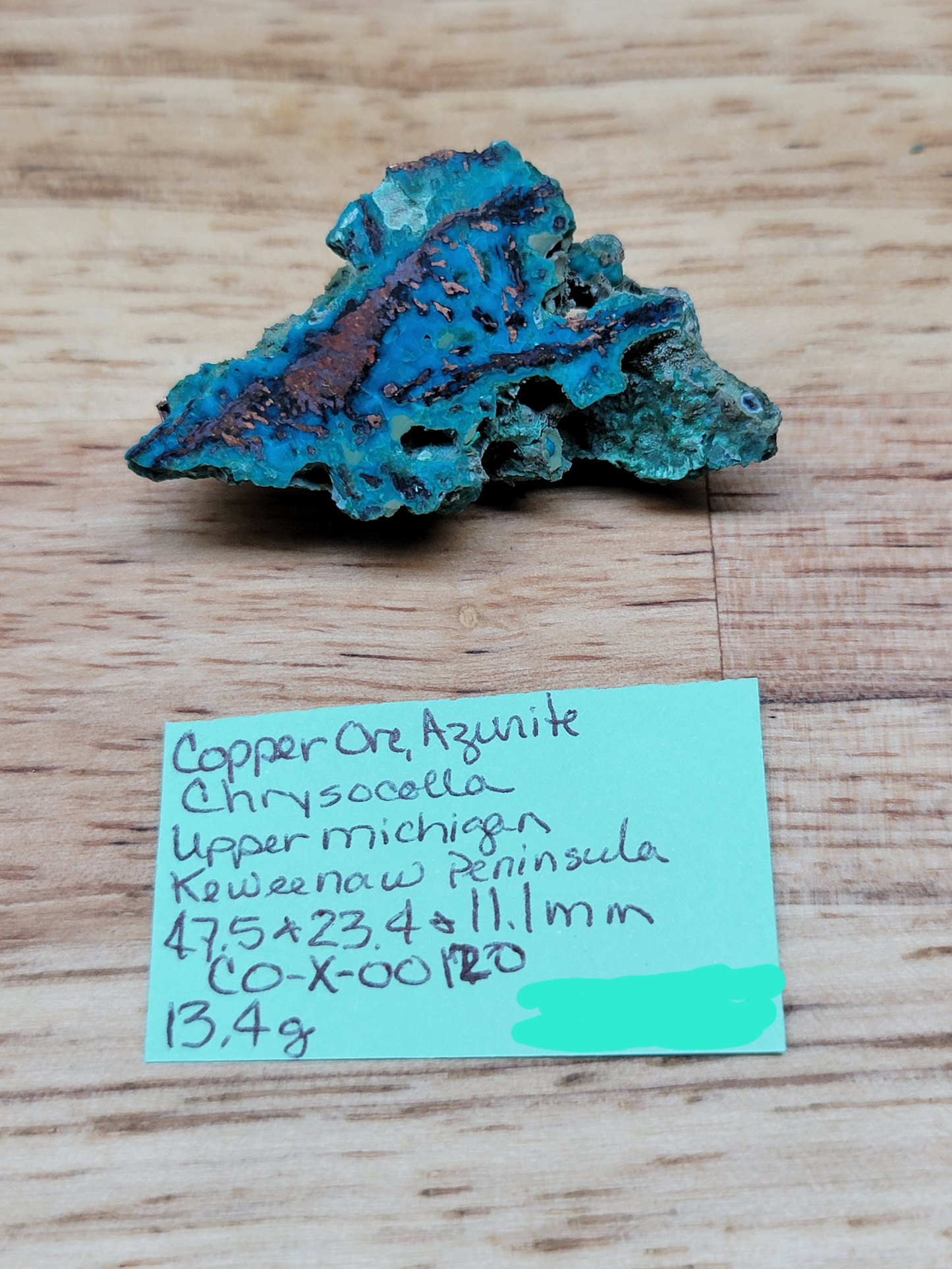 Chrysocolla Azurite CO-x-00120