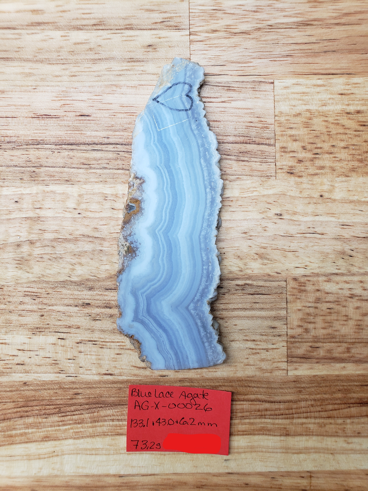 Blue Lace Agate AG-x-00026