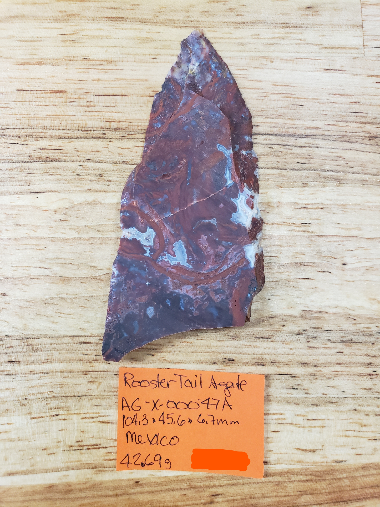 Rooster Tail Agate AG-x-00047A