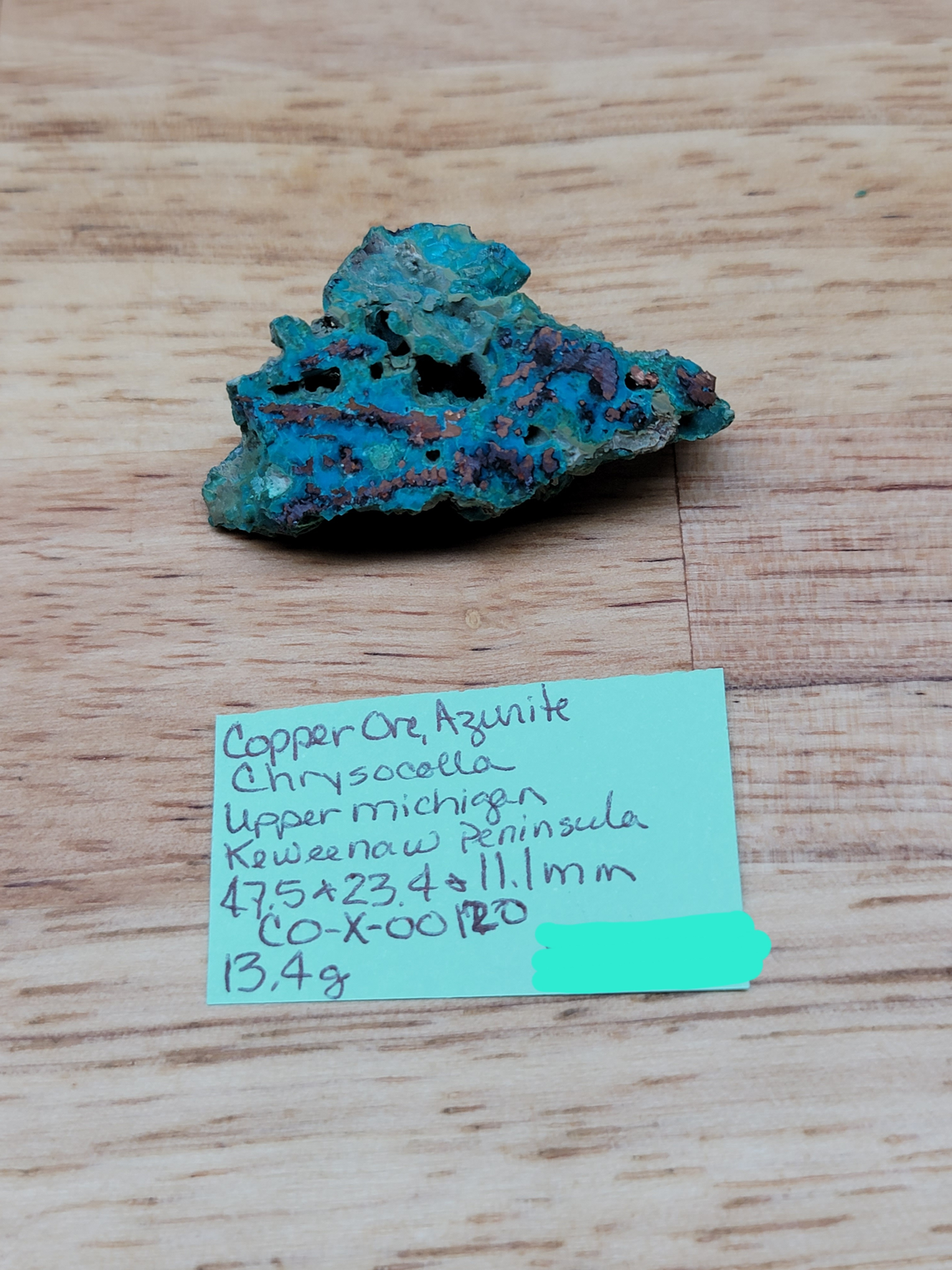 Chrysocolla Azurite CO-x-00120