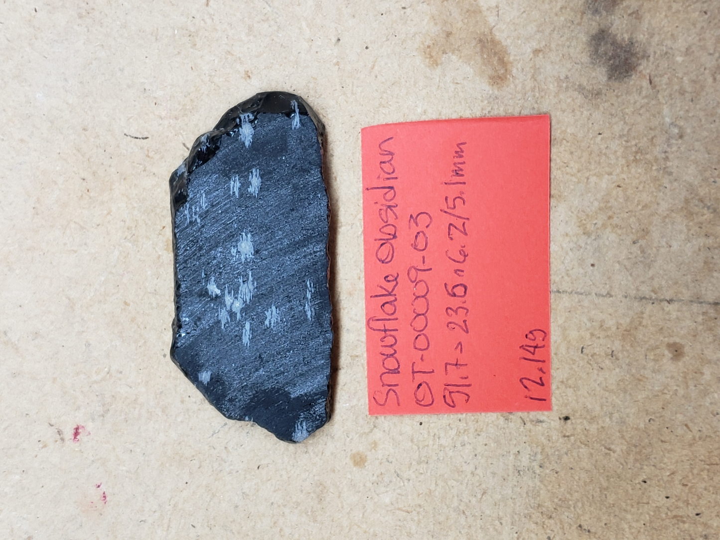 Snowflake Obsidian OT-00009-03